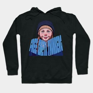 free greta  thunberg Hoodie